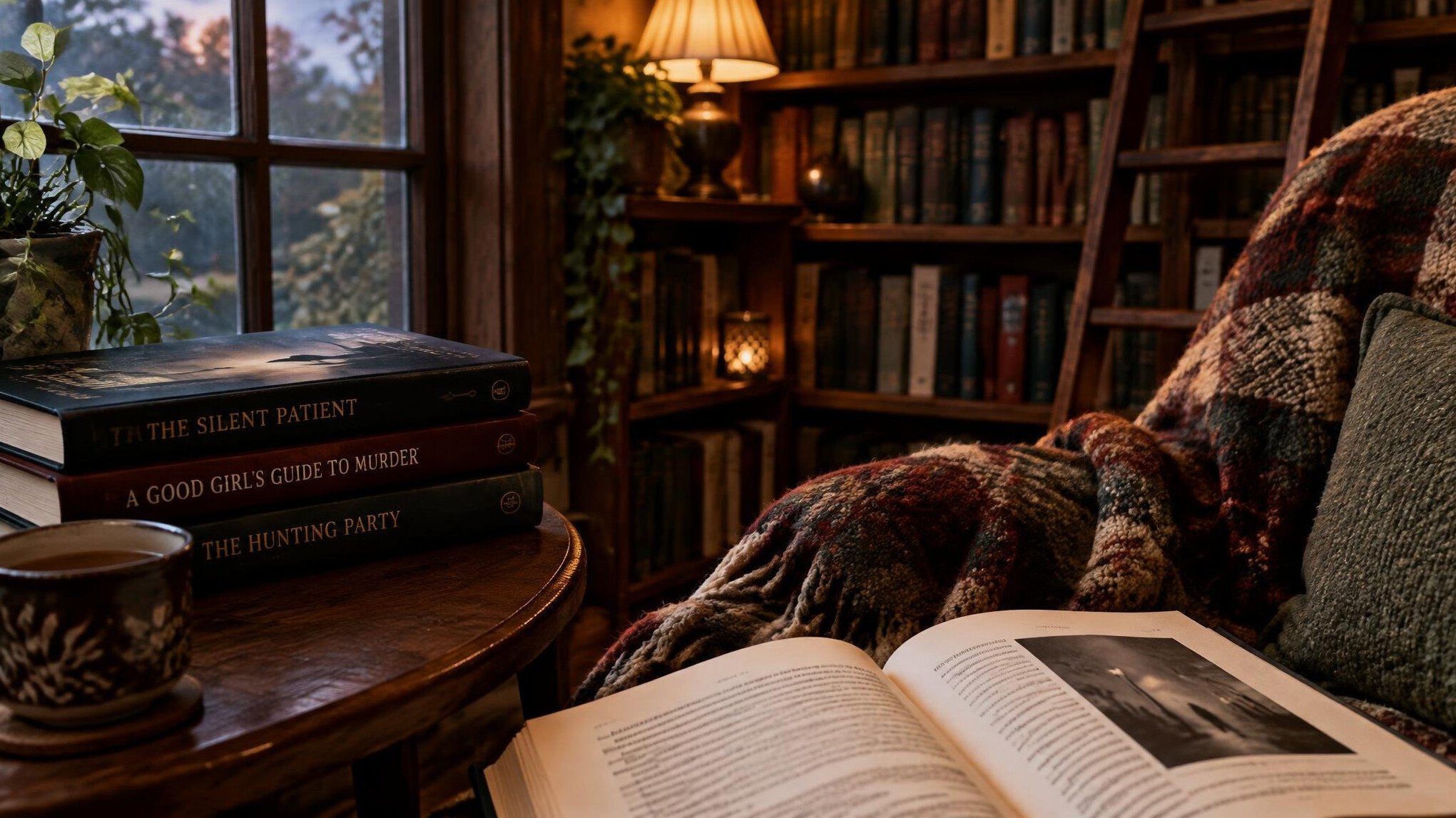 cozy reading nook
